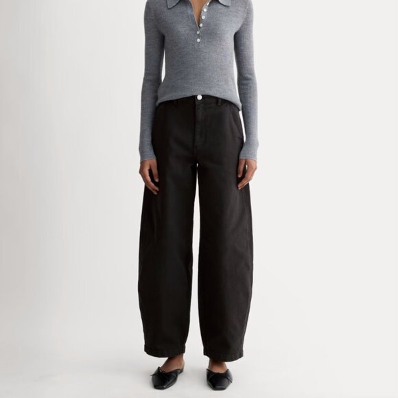 Everlane The Utility Curve Pant black size 0 - Picture 1 of 9